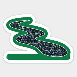 Stream of Consciousness Sticker