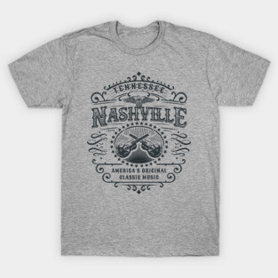 Nashville Tennessee America's Classic Music T-Shirt