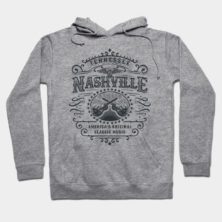 Nashville Tennessee America's Classic Music Hoodie