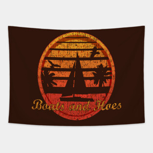 Boats and Hoes Tapestry