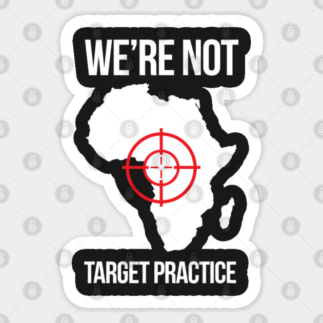 We're Not Target Practice Sticker by UrbanLifeApparel