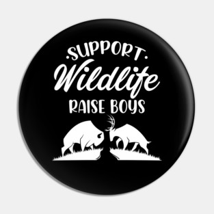 Funny Mom of Boys Gift Pin