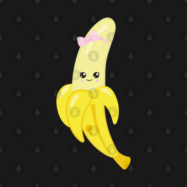 Cute Kawaii Banana by Tshirtiz