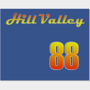 Hill Valley Baseball Jersey Posters and Art