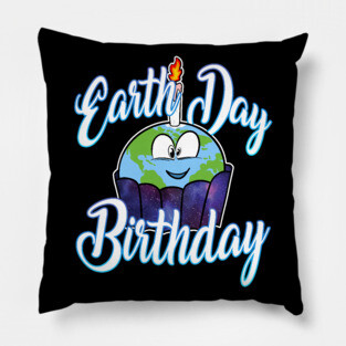 Earth Day Birthday Pillow