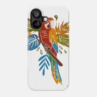 Colorful Parrot Phone Case