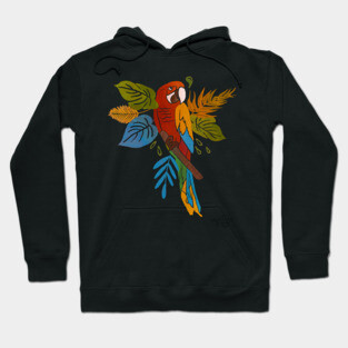 Colorful Parrot Hoodie