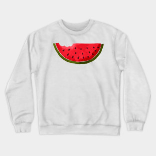 Watercolor Watermelon Crewneck Sweatshirt