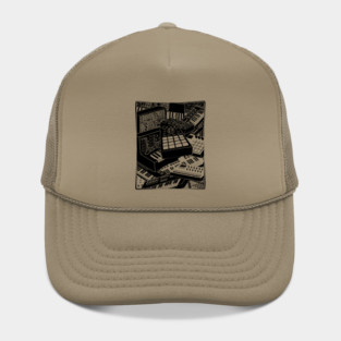 Synthesizer Art for Electronic Musician Hat