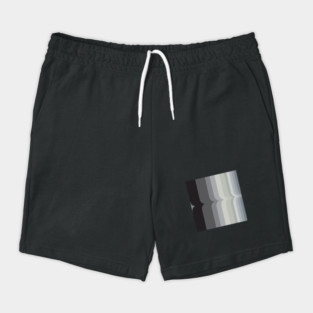 Vintage Black and White Rainbow Shorts