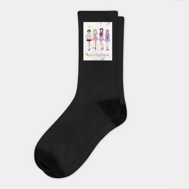 rent-a-Girl Friend Socks by James Bates