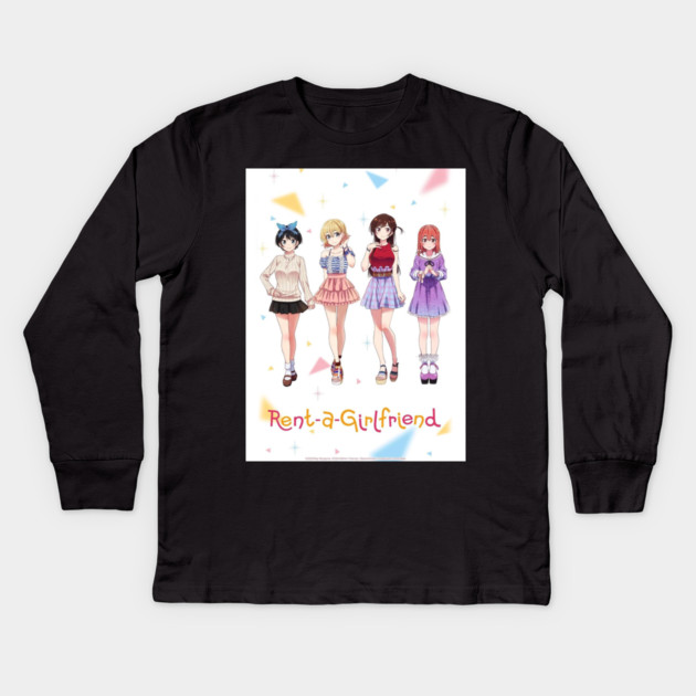 rent-a-Girl Friend Kids Long Sleeve T-Shirt by James Bates