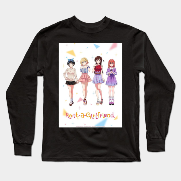 rent-a-Girl Friend Long Sleeve T-Shirt by James Bates