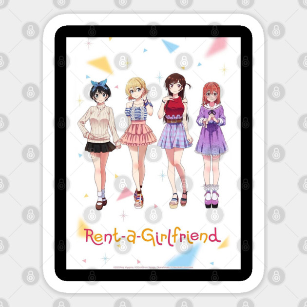 rent-a-Girl Friend Sticker by James Bates
