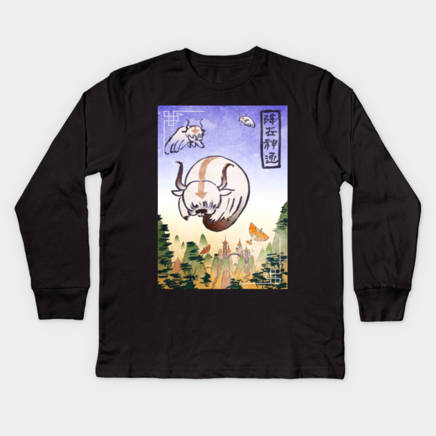 Appa- the last airbender Kids Long Sleeve T-Shirt by James Bates