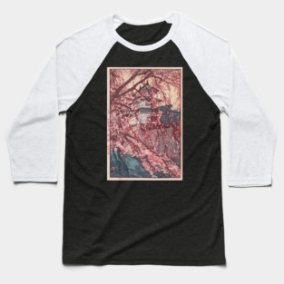 Hirosaki Castle - Yoshida Hiroshi Baseball T-Shirt