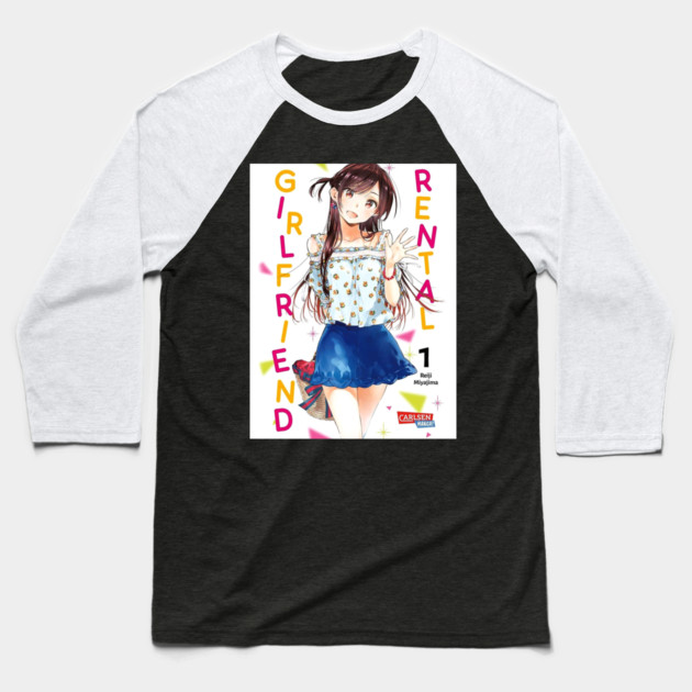 Girl Friend Rental Baseball T-Shirt by James Bates