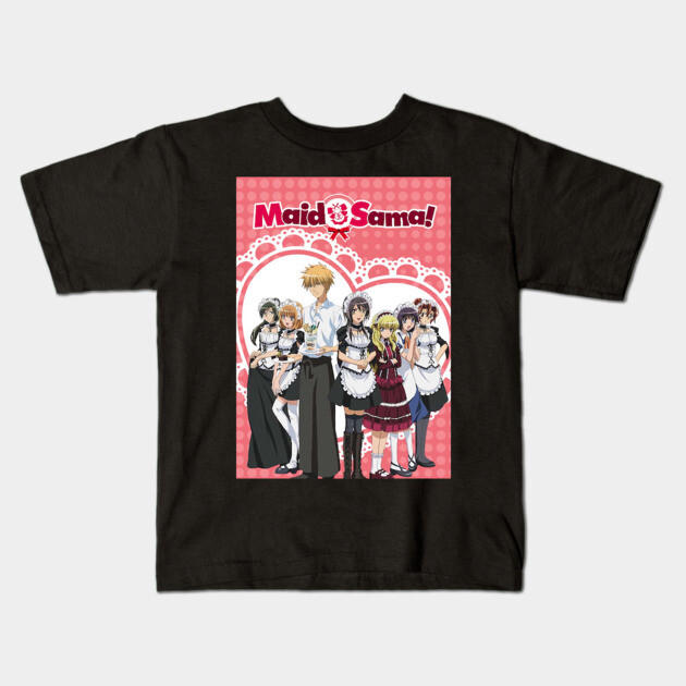 Maid Sama Anime Kids T-Shirt by James Bates