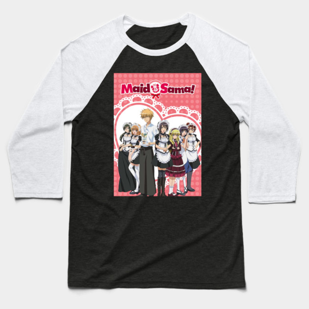 Maid Sama Anime Baseball T-Shirt by James Bates