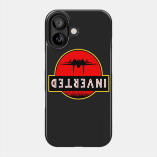 Top Gun Jurassic Park Inverted Phone Case