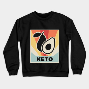 Retro Vintage KETO Olive Crewneck Sweatshirt