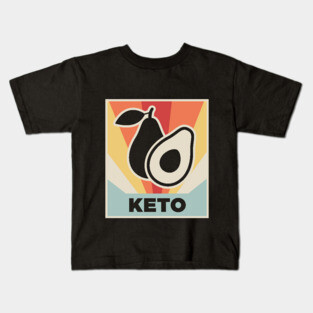 Retro Vintage KETO Olive Kids T-Shirt