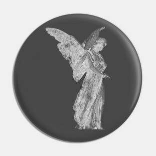 Distressed Angel Statue Pin