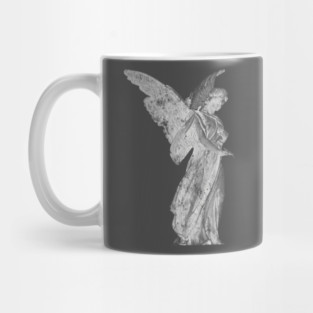 Distressed Angel Statue Mug