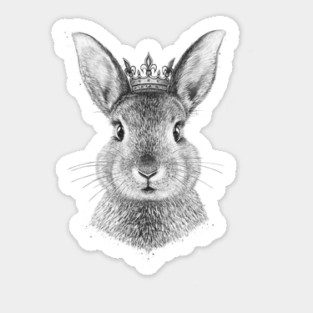 Queen rabbit Sticker