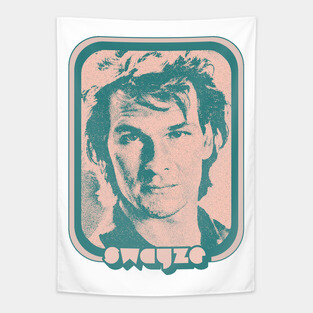 Patrick Swayze // Retro 80s Fan Aesthetic Design Tapestry