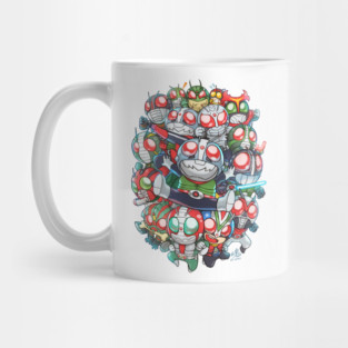 Kamen Riders Showa Mug