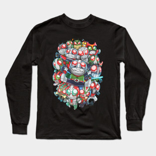 Kamen Riders Showa Long Sleeve T-Shirt