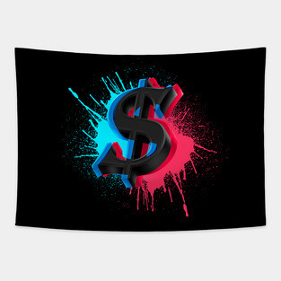 MONEY MONEY MONEY Tapestry