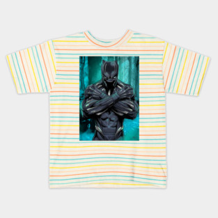 BLACK PANTHER (NEW COLOURS) Kids T-Shirt