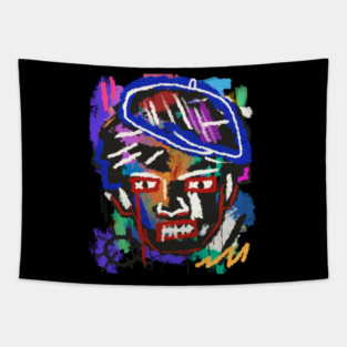 Black Panther Party Graffiti Street Art Tapestry