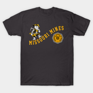 Missouri Mines UMR - Miner Vintage Logo T-Shirt