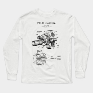 Film Camera Patent Long Sleeve T-Shirt