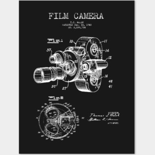 Film Camera Patent Posters and Art