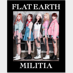 Flat Earth Militia Posters and Art