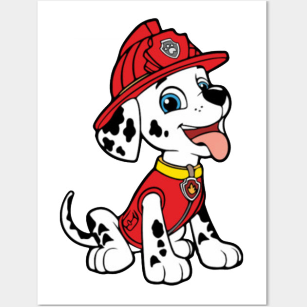 Marshall Paw Patrol Print