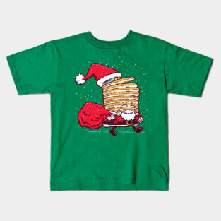 Santa Pancake Kids T-Shirt