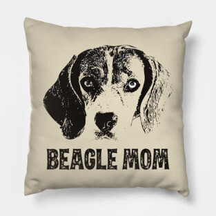 Beagle Mom - Beagle Dog Mom Pillow