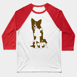 Border collie Baseball T-Shirt