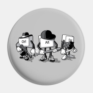 Computer Mafia Pin