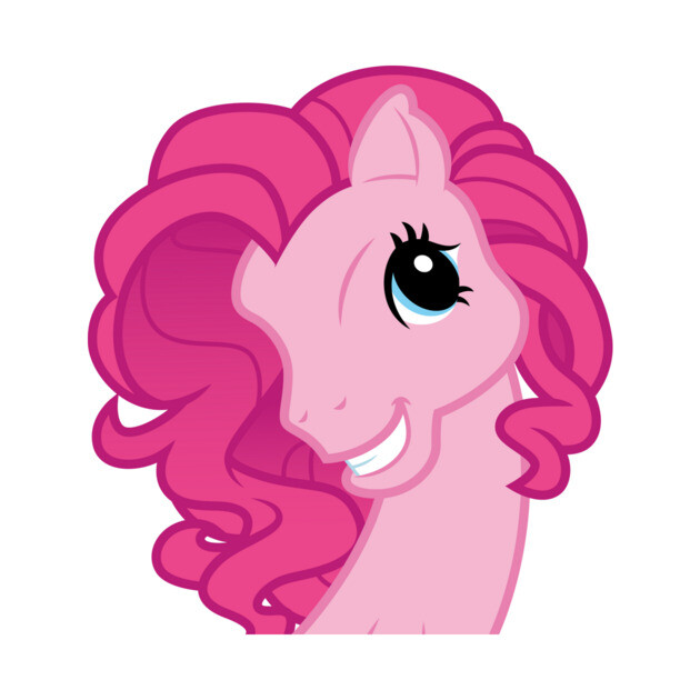 G3 Pinkie Pie face My Little Pony Pin TeePublic