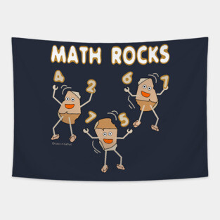 Math Rocks Funny School Mathematics Tapestry