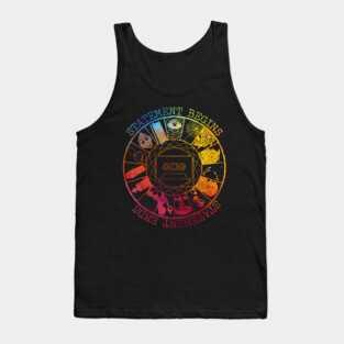 STATEMENT BEGINS OR STATEMENT  ENDS RAINBOW Tank Top
