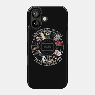 STATEMENT BEGINS OR STATEMENT  ENDS RETRO Phone Case