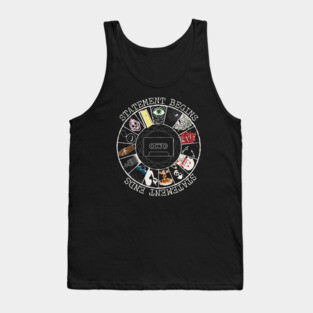 STATEMENT BEGINS OR STATEMENT  ENDS RETRO Tank Top