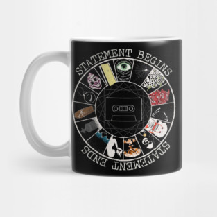 STATEMENT BEGINS OR STATEMENT  ENDS RETRO Mug